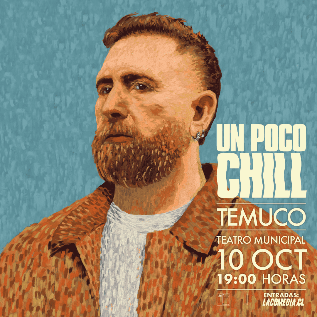 Afiche de JP López en Temuco