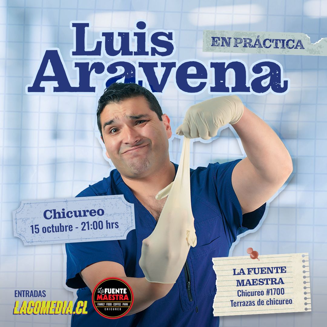 Afiche de Luis Aravena en Chicureo 15.10