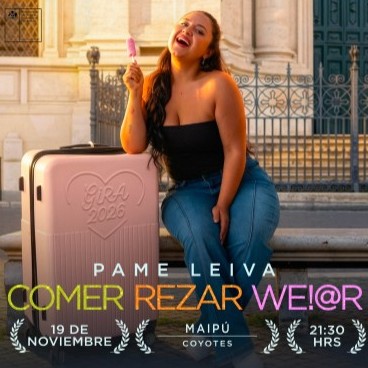 Afiche de Pamela Leiva en Maipú 19.11